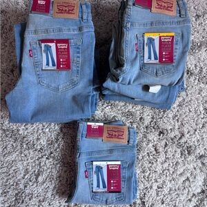 Levi's Girls Light Wash Flare Jeans